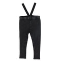 Suspender Leggings - Black Wash
