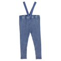 Suspender Leggings- Blue Wash