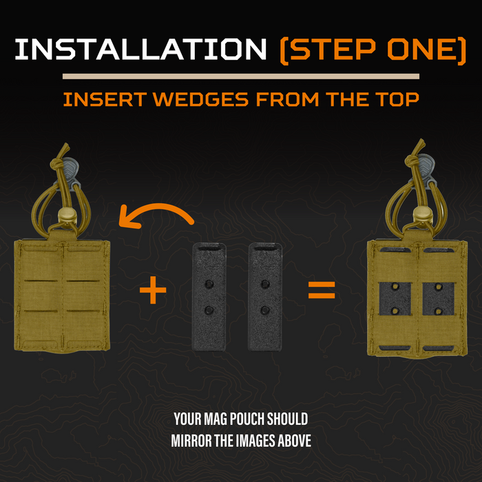 How to Install your Kore Essentials AR Mag Pouch Swinger Mount Step One