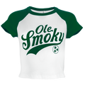 SWOOSH BABY RAGLAN TEE - WHITE/KELLY