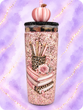 Teacher Life – Leopard and Pink Tumbler - 20 oz