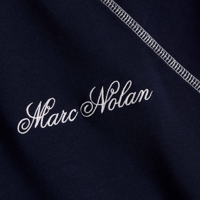 Tennis Polo - Navy/White