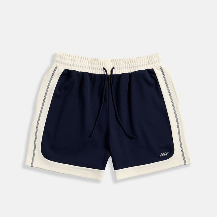 Tennis Shorts - Navy/White