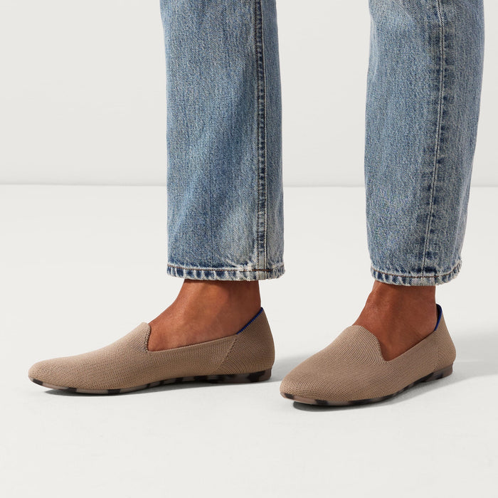 hover | Model wearing The Almond Loafer in Portobello.