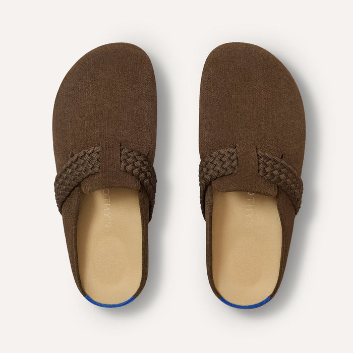 The Braid Clog in ReVelvet Bistro shown from the top.