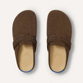 The Braid Clog in ReVelvet Bistro shown from the top.