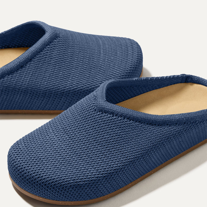 The toe and vamp of The Casual Clog, in diagonal view.