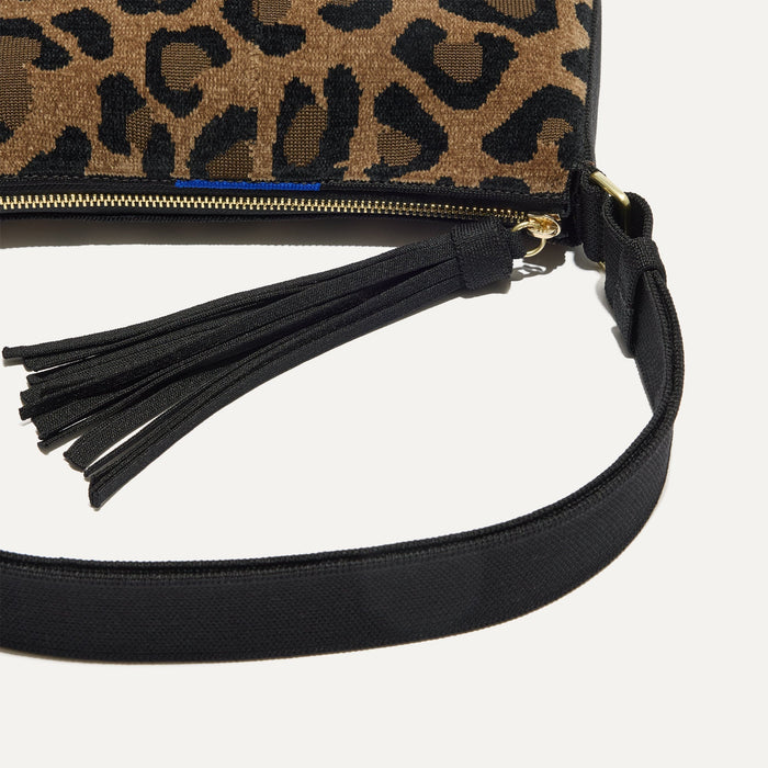 The ReVelvet Casual Crossbody in ReVelvet Cat,  focusing on the crossbody strap.