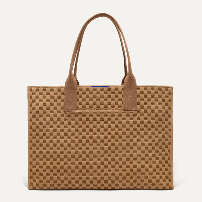 PDP |The Classic Tote in Hazelnut, shown from the front.