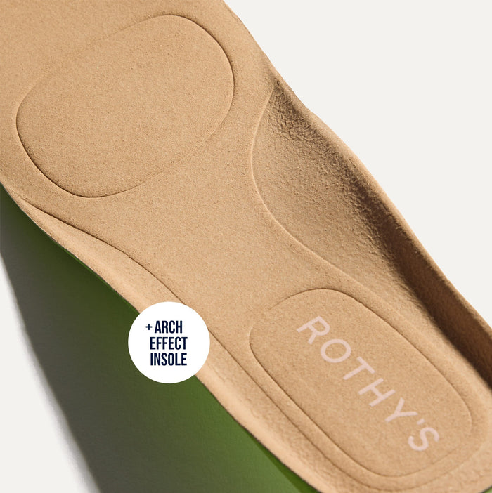 Close up of the Arch Effect Insole on The Daily Driver in Portobello.