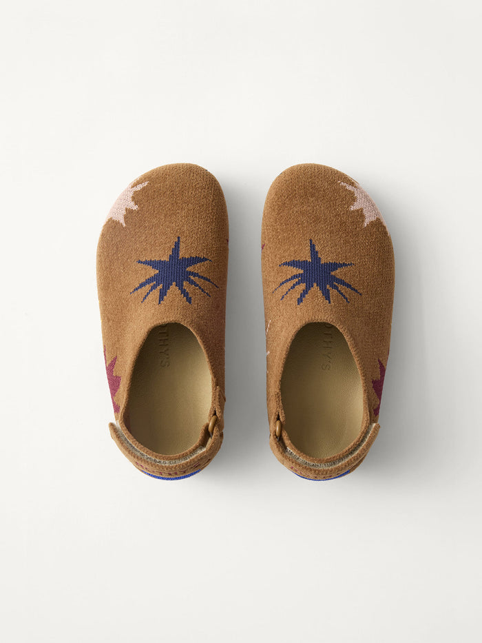 PLP | The Kids Clog in ReVelvet™ Butterscotch Burst shown from the top.