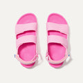 The Kids Double Strap Sandal in Tutu shown from the top.