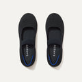 The Kids Mary Jane in Black shown from the top.