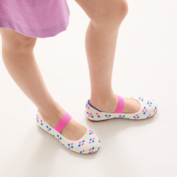 hover | Model wearing The Kids Mary Jane in Bubblegum Pop.