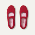 The Kids MJ Sneaker in Hot Sauce shown from the top.