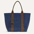 PLP |The Lightweight Tote in Dusk Open-Knit shown from the front.