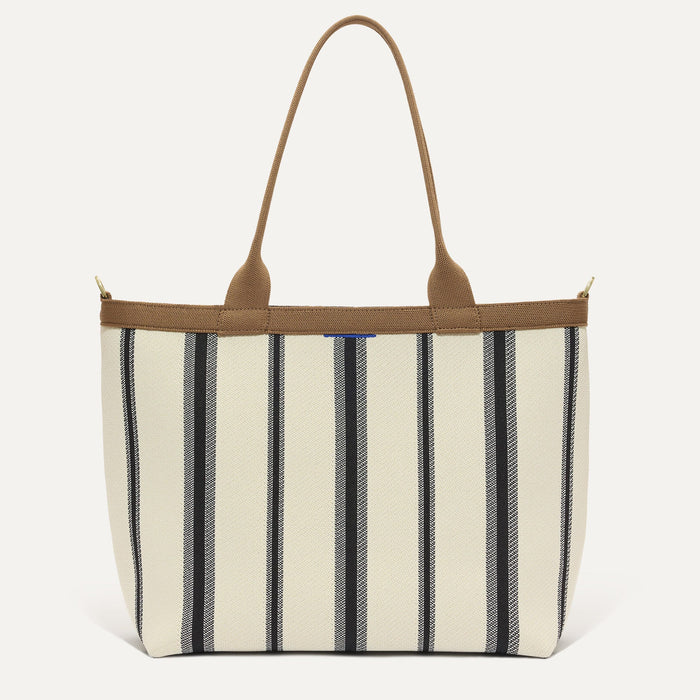 PDP |The Lightweight Zip Tote in Coastline shown from the front.