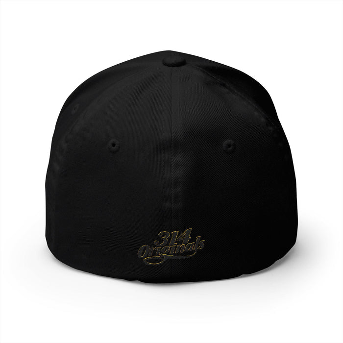 The Lou Embroidered Cap — Structured Closed-Back Baseball Hat - 314 Originals