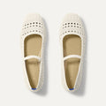 The Max Square Mary Jane in Sandy Crochet shown from the top.