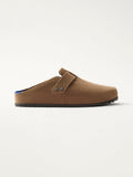 PLP | The Men's Clog in ReVelvet™ Portobello shown from the side.