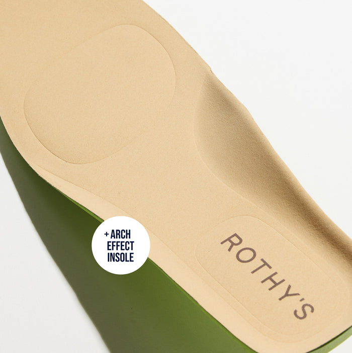 Close up of the Arch Effect Insole on The Men's Daily Driver in Brown Camo.