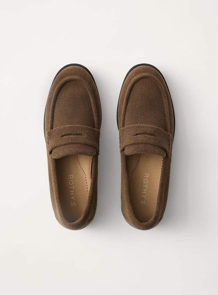 PLP | The Penny Loafer in ReVelvet Bistro shown from the top.