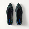 PDP | The Point III in ReVelvet Evergreen Python shown from the top.