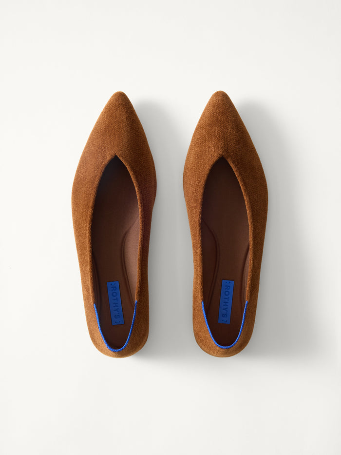 PLP | The Point III in ReVelvet Russet shown from the top.