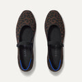 The Square Mary Jane in Classic Cheetah shown from the top.
