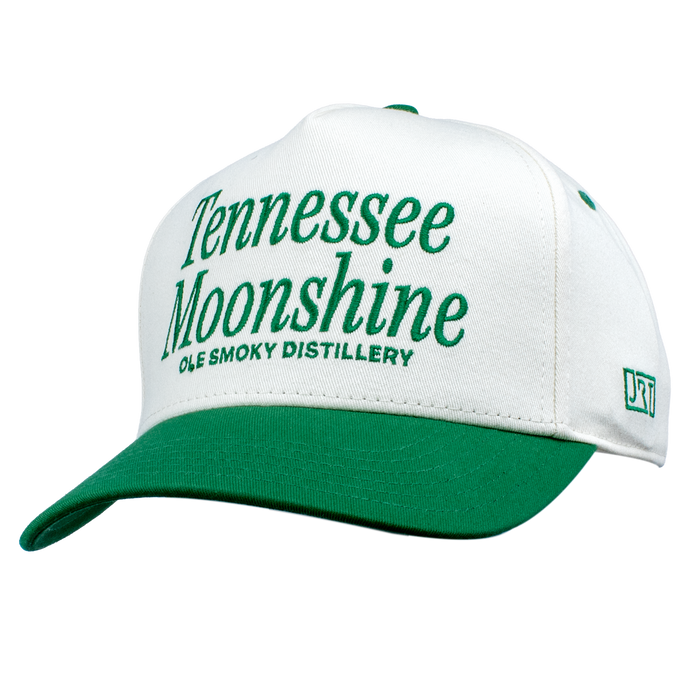 TN MOONSHINE HAT - CREAM/KELLY GREEN