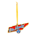 TN SHAPE WOODEN ORNAMENT