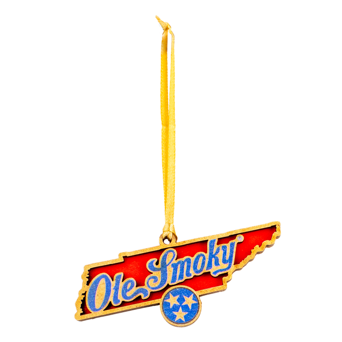 TN SHAPE WOODEN ORNAMENT