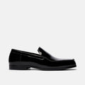 Torino Black Patent Square Toe Loafers
