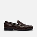 Torino Espresso Woven Square Toe Loafers