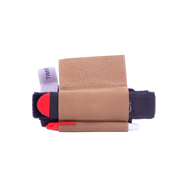 Backside Kore Essentials Coyote Tourniquet Holder with Tourniquet included