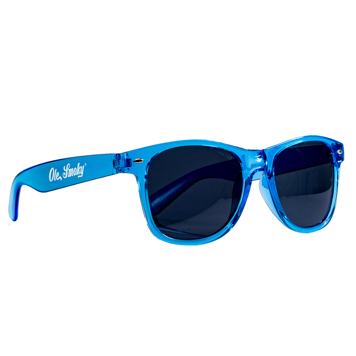 TRANSLUCENT SUNGLASSES - BLUE