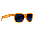 TRANSLUCENT SUNGLASSES - ORANGE