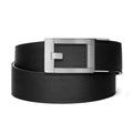 kore essentials black nylon classic fashion belt with a trophy buckle