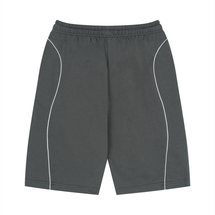 Unisex Piping Drawstring Shorts