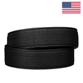 Kore Essentials USA Made Black tactical gun belt strap on a white background