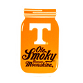 UT WOOD MASON JAR MAGNET