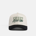 Velvet Rodeo Club Hat - Cream/Black