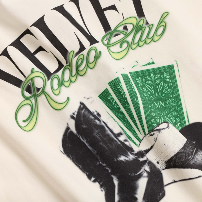 Velvet Rodeo Club Tee - Cream