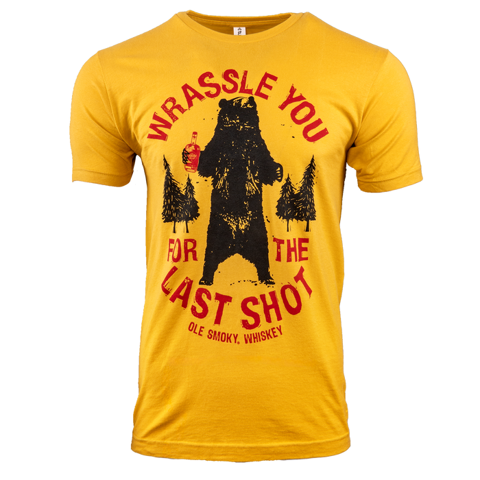 WHISKEY BEAR WRASSLIN TEE