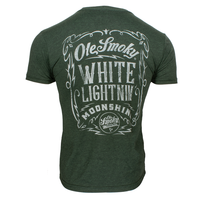 WHITE LIGHTNIN' FRAME TEE