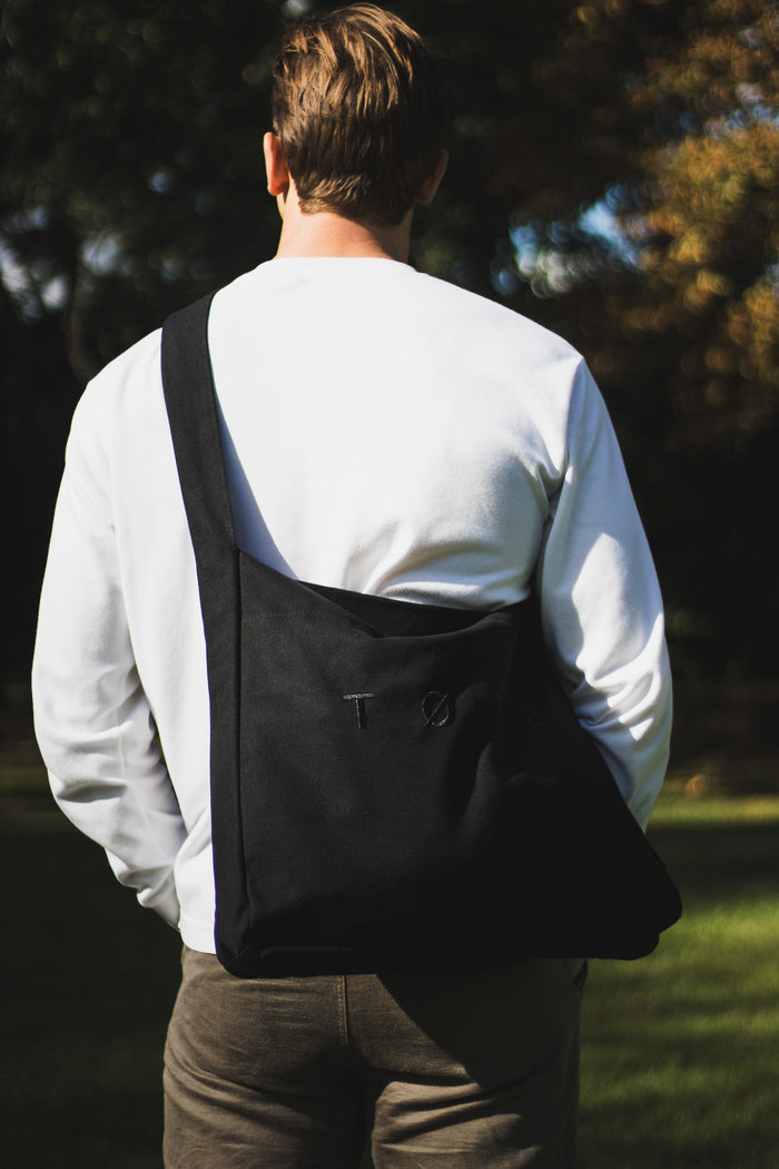 Wide-Strap TØTE Bag | Black
