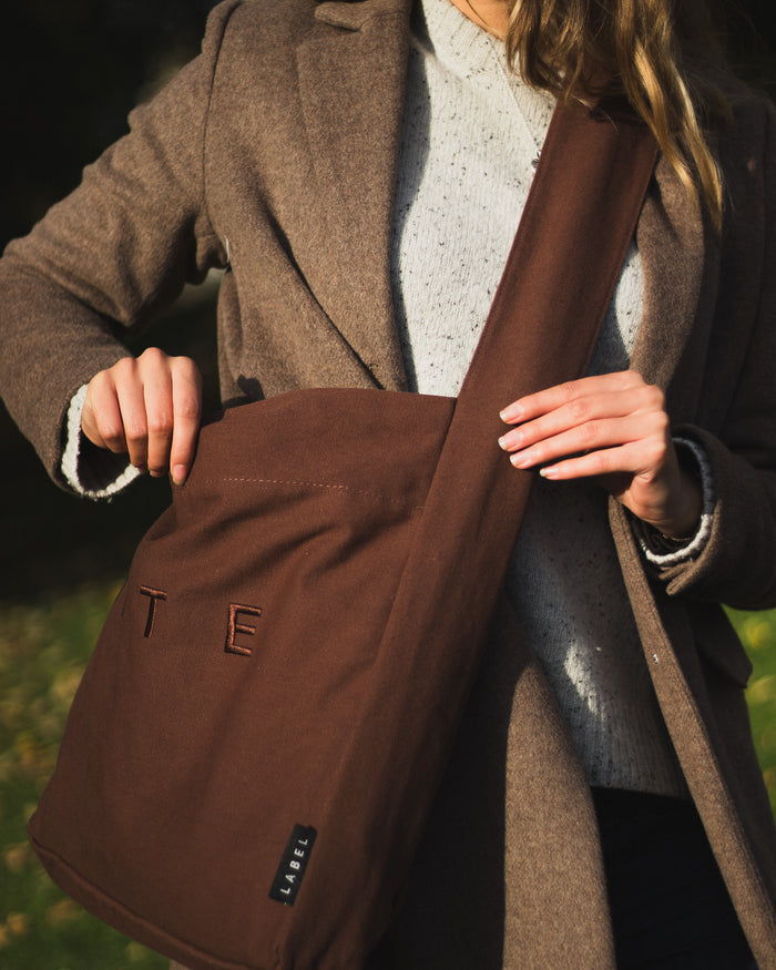 Wide-Strap TØTE Bag | Brown