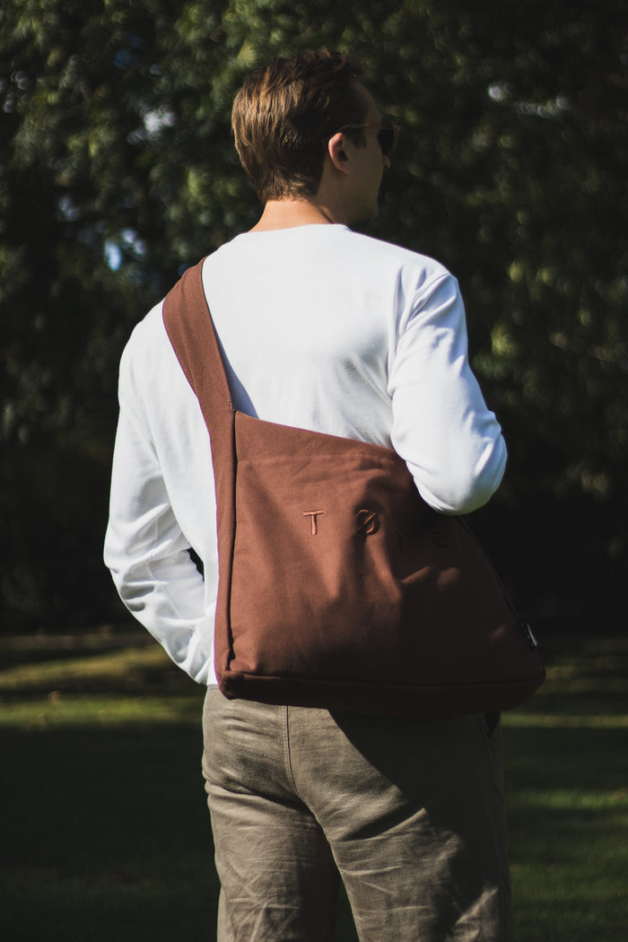 Wide-Strap TØTE Bag | Brown