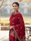 Winter Wear - Amazing Maroon Acrylic Stole For Women.