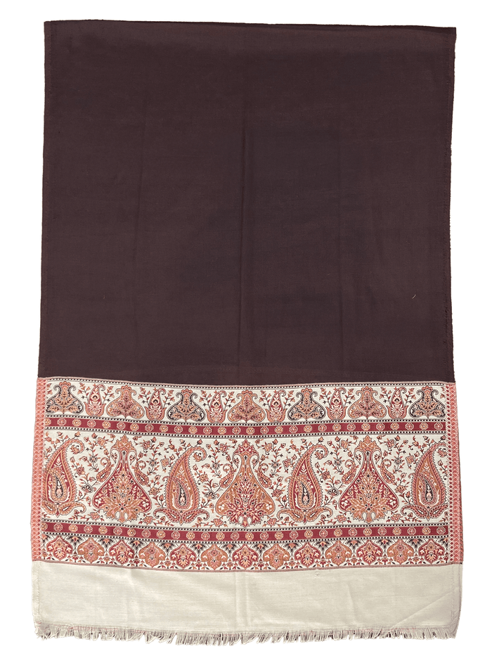 Winter Wear - Classy Beige Acrylic Stole For Women.